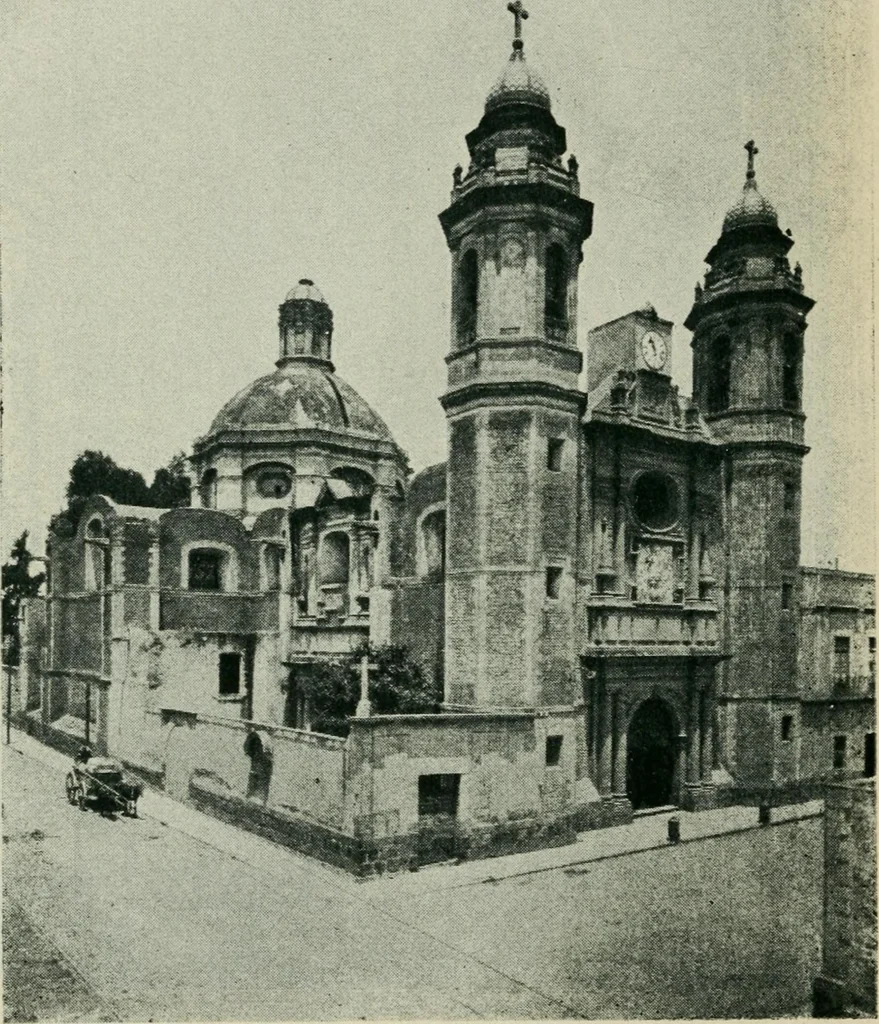An illustration from Iglesias y conventos de la ciudad de Mexico; 97 ilustraciones, 1920, leaf 123