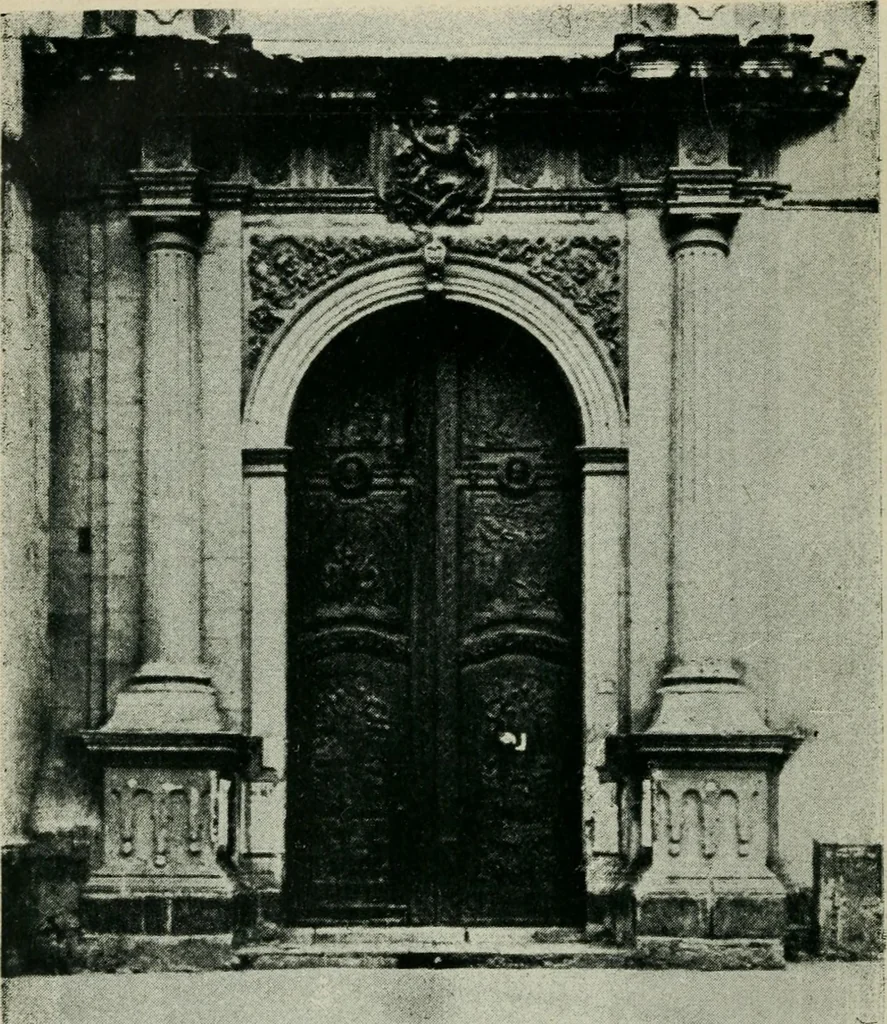 An illustration from Iglesias y conventos de la ciudad de Mexico; 97 ilustraciones, 1920, leaf 127