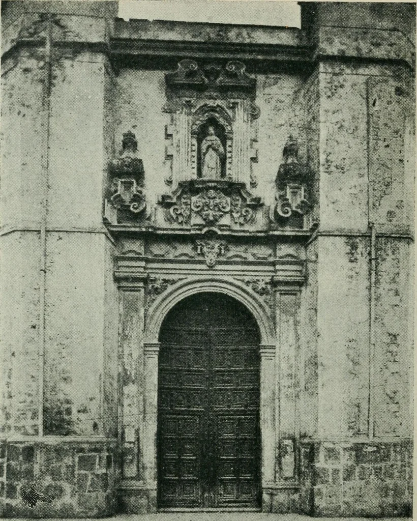 An illustration from Iglesias y conventos de la ciudad de Mexico; 97 ilustraciones, 1920, leaf 129