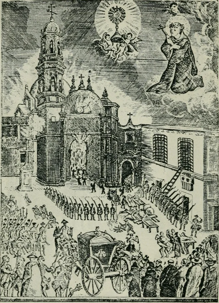 An illustration from Iglesias y conventos de la ciudad de Mexico; 97 ilustraciones, 1920, leaf 133