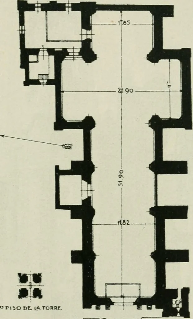 An illustration from Iglesias y conventos de la ciudad de Mexico; 97 ilustraciones, 1920, leaf 142