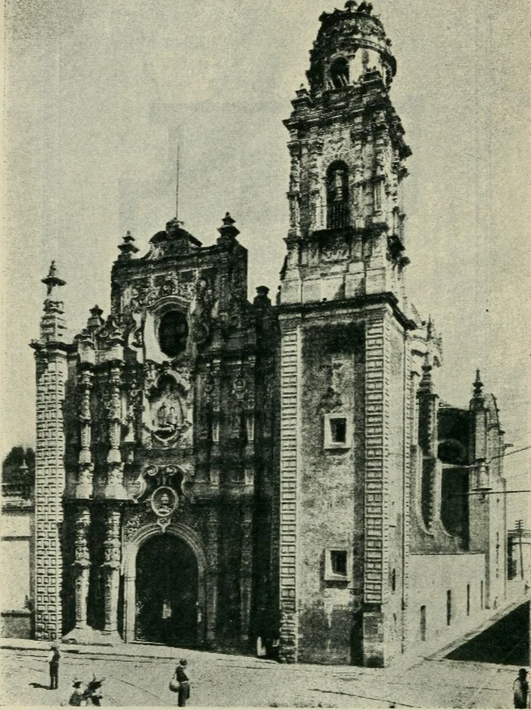 An illustration from Iglesias y conventos de la ciudad de Mexico; 97 ilustraciones, 1920, leaf 143