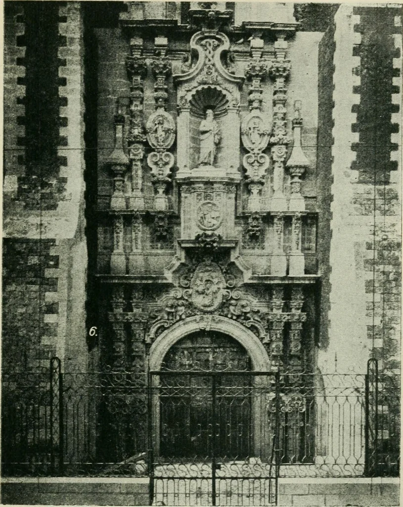 An illustration from Iglesias y conventos de la ciudad de Mexico; 97 ilustraciones, 1920, leaf 146