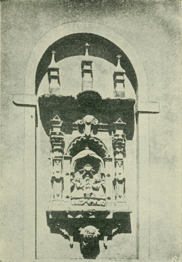 An illustration from Iglesias y conventos de la ciudad de Mexico; 97 ilustraciones, 1920, leaf 150