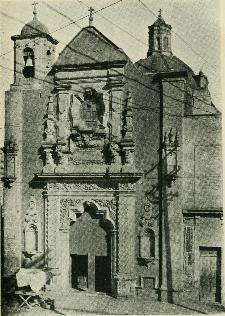An illustration from Iglesias y conventos de la ciudad de Mexico; 97 ilustraciones, 1920, leaf 152