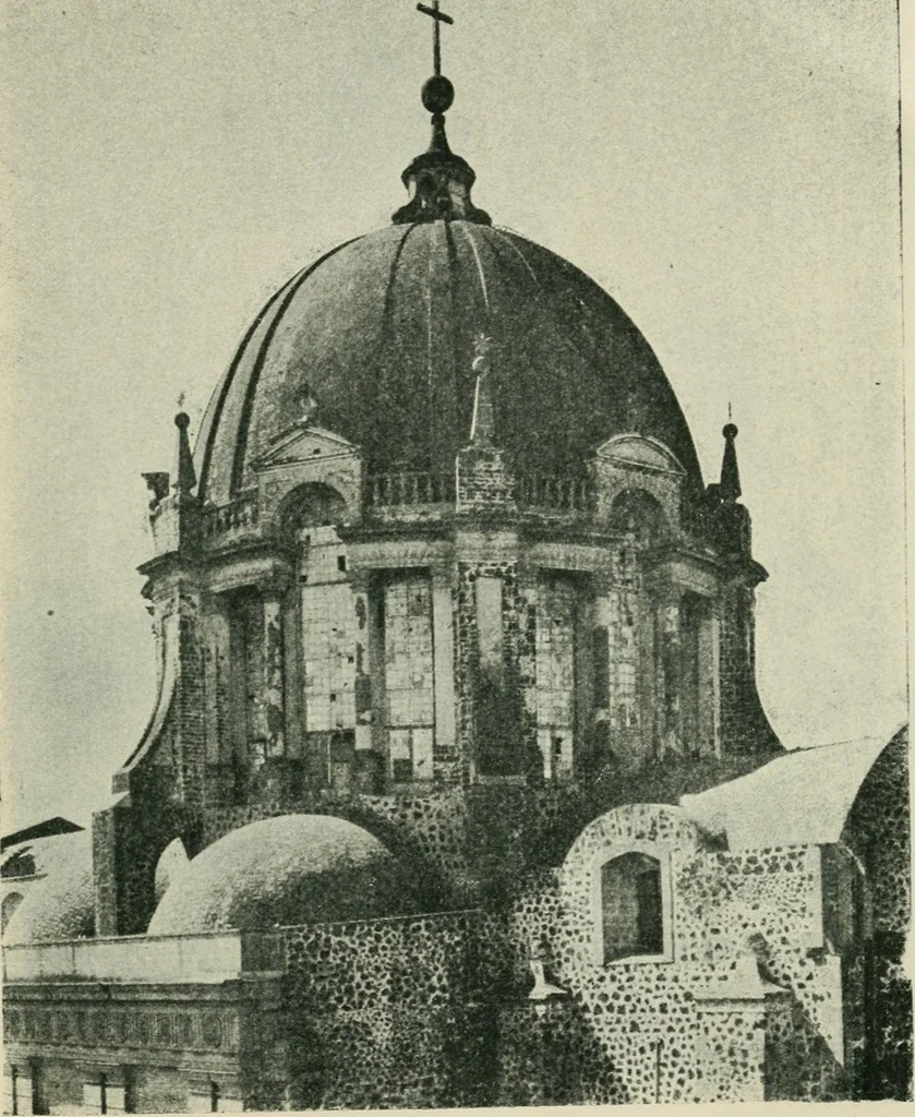 An illustration from Iglesias y conventos de la ciudad de Mexico; 97 ilustraciones, 1920, leaf 156