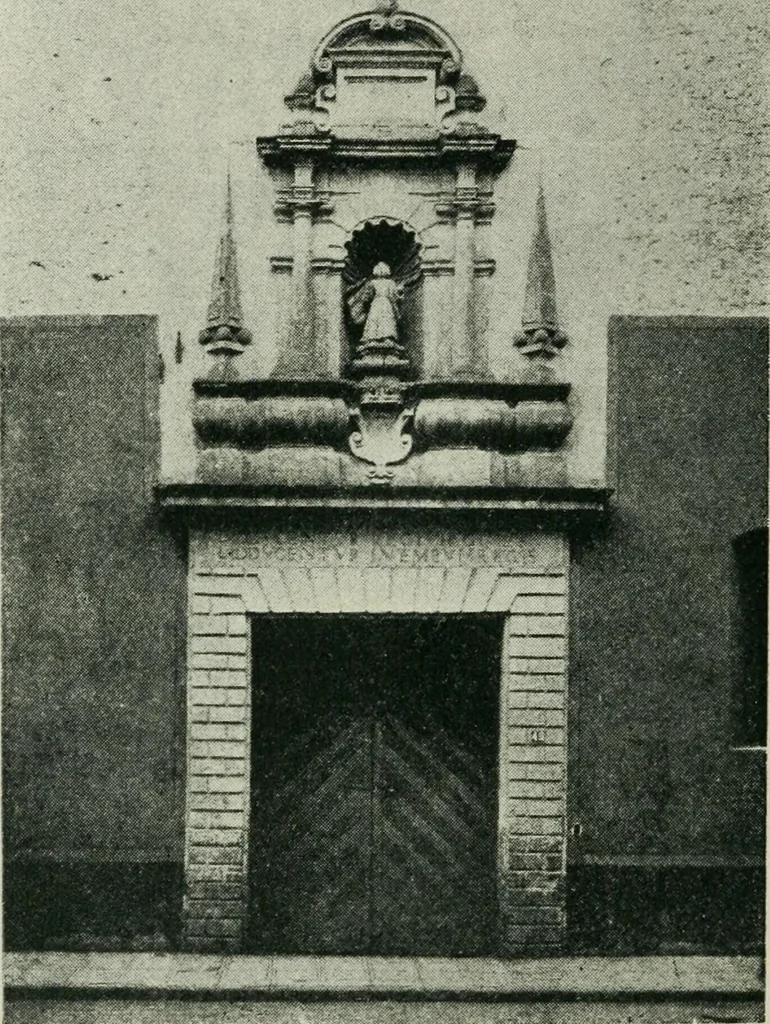 An illustration from Iglesias y conventos de la ciudad de Mexico; 97 ilustraciones, 1920, leaf 163