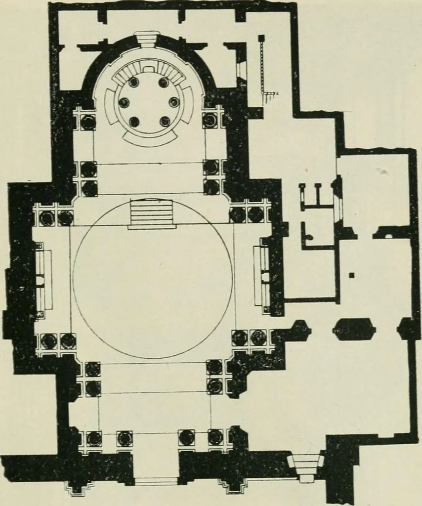 An illustration from Iglesias y conventos de la ciudad de Mexico; 97 ilustraciones, 1920, leaf 164