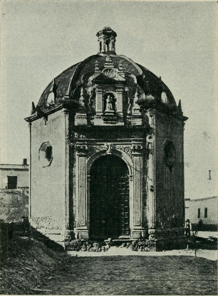 An illustration from Iglesias y conventos de la ciudad de Mexico; 97 ilustraciones, 1920, leaf 71