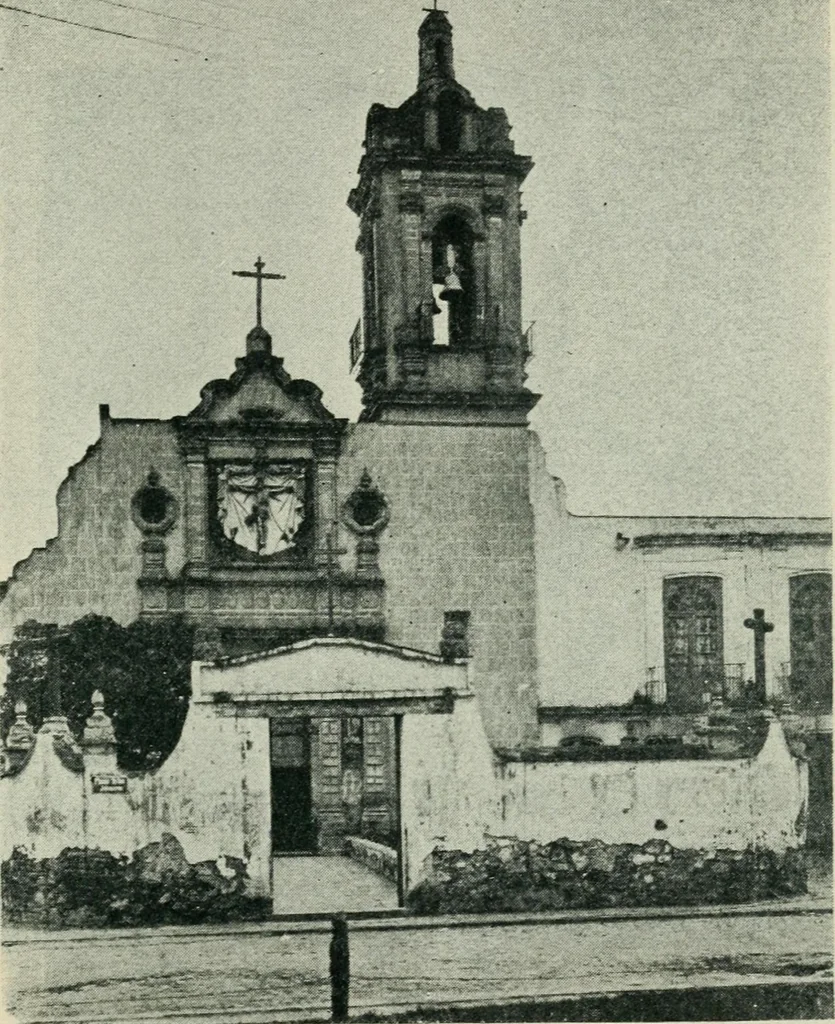 An illustration from Iglesias y conventos de la ciudad de Mexico; 97 ilustraciones, 1920, leaf 72