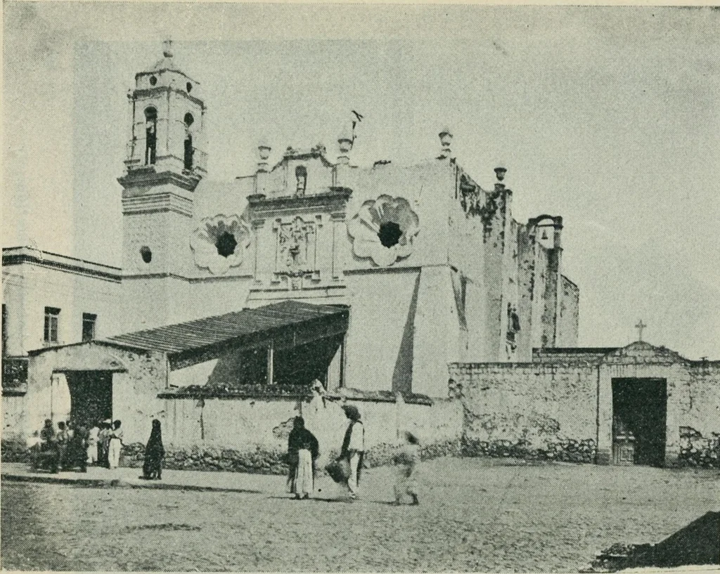 An illustration from Iglesias y conventos de la ciudad de Mexico; 97 ilustraciones, 1920, leaf 73