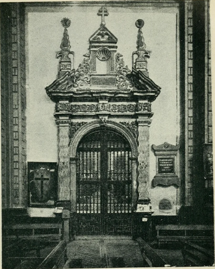 An illustration from Iglesias y conventos de la ciudad de Mexico; 97 ilustraciones, 1920, leaf 80