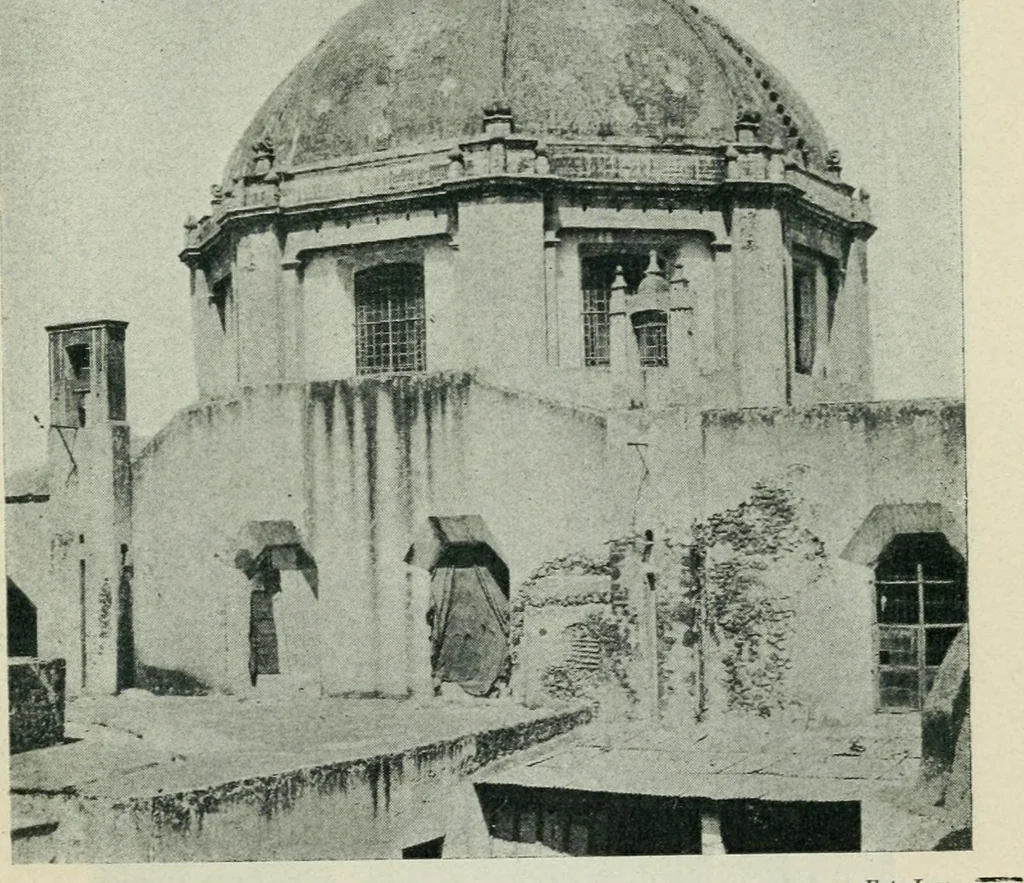 An illustration from Iglesias y conventos de la ciudad de Mexico; 97 ilustraciones, 1920, leaf 84