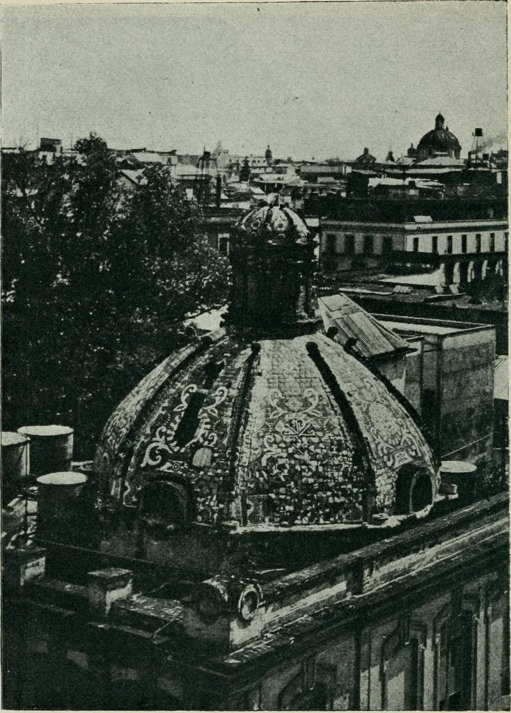 An illustration from Iglesias y conventos de la ciudad de Mexico; 97 ilustraciones, 1920, leaf 91