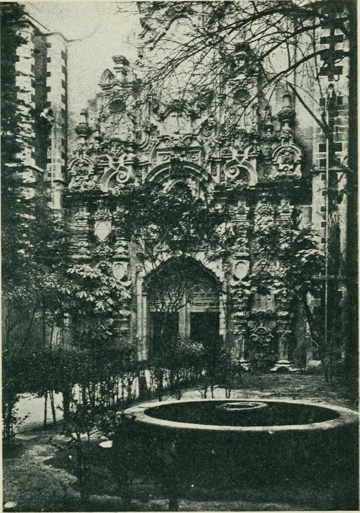 An illustration from Iglesias y conventos de la ciudad de Mexico; 97 ilustraciones, 1920, leaf 94