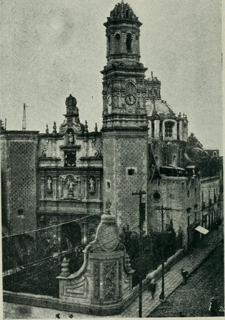 An illustration from Iglesias y conventos de la ciudad de Mexico; 97 ilustraciones, 1920, leaf 95