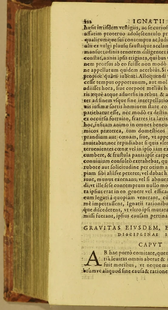 An illustration from Ignatii Loiolæ vita, postremo recognita, 1605, leaf 1086