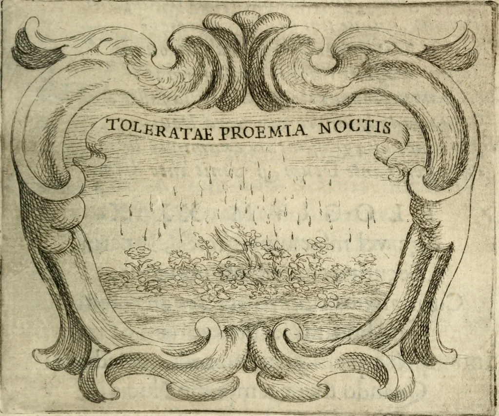 An illustration from Ignatius : insignium, epigrammatum et elogiorum centuriis expressus, 1655, leaf 104