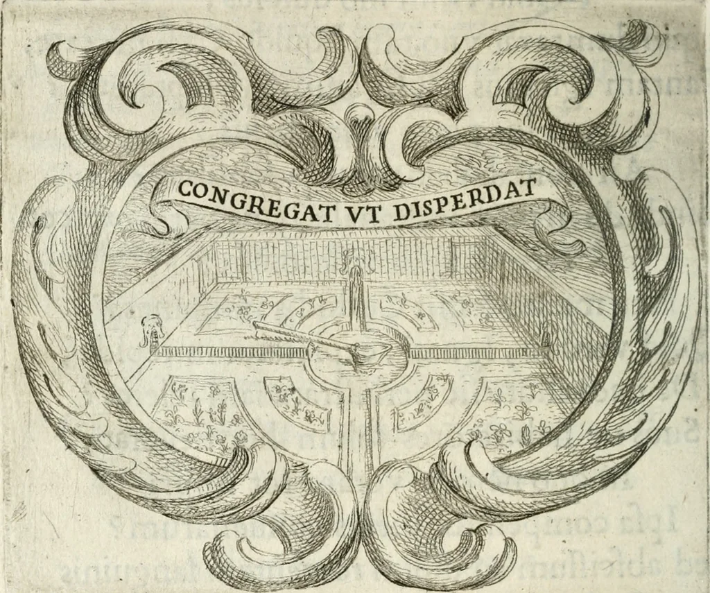 An illustration from Ignatius : insignium, epigrammatum et elogiorum centuriis expressus, 1655, leaf 119