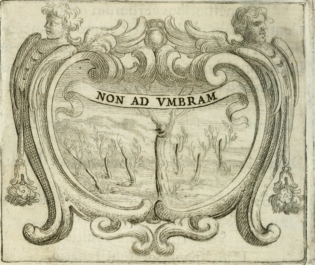 An illustration from Ignatius : insignium, epigrammatum et elogiorum centuriis expressus, 1655, leaf 125
