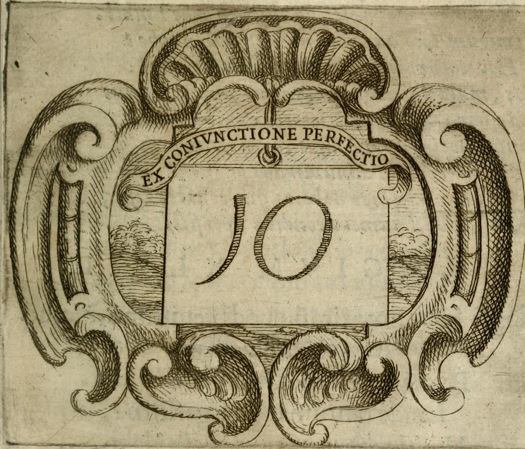 An illustration from Ignatius : insignium, epigrammatum et elogiorum centuriis expressus, 1655, leaf 158