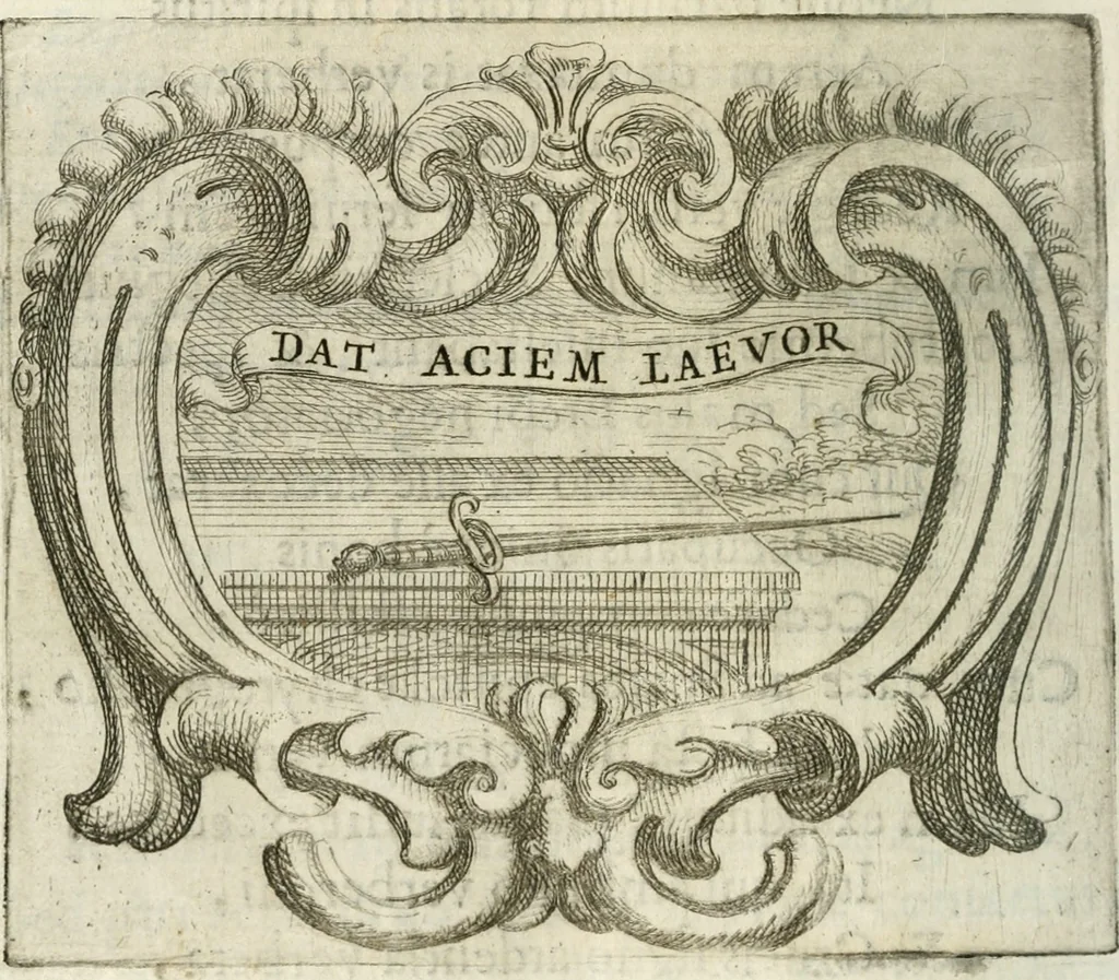 An illustration from Ignatius : insignium, epigrammatum et elogiorum centuriis expressus, 1655, leaf 173