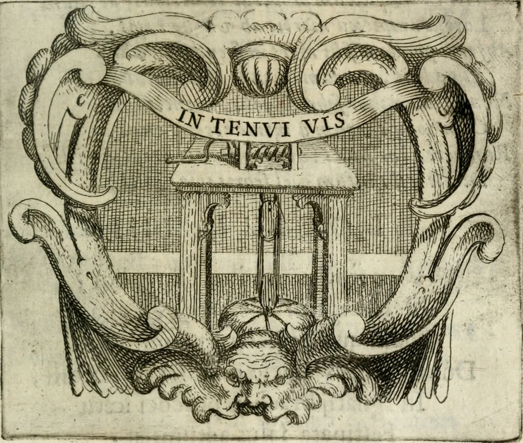 An illustration from Ignatius : insignium, epigrammatum et elogiorum centuriis expressus, 1655, leaf 176