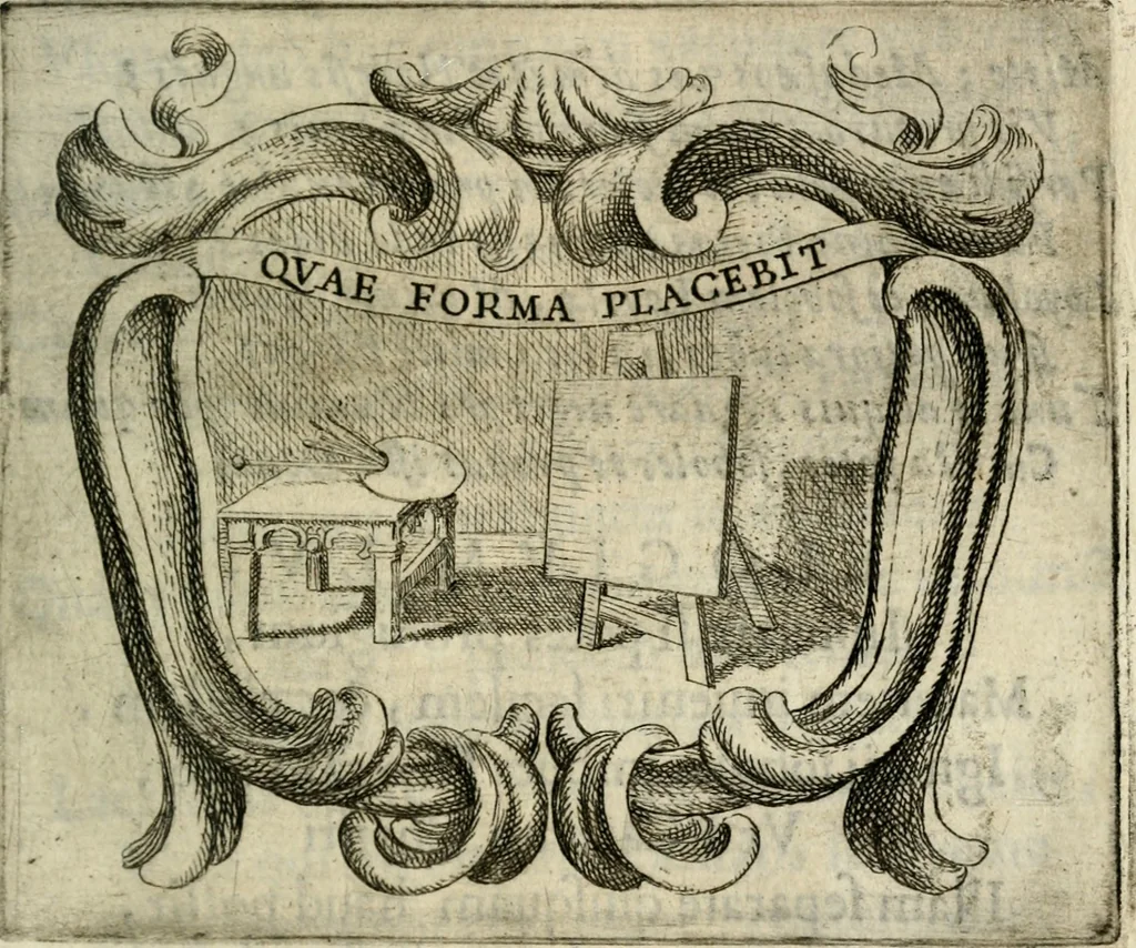 An illustration from Ignatius : insignium, epigrammatum et elogiorum centuriis expressus, 1655, leaf 182