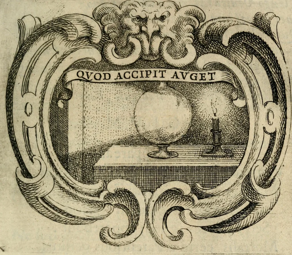 An illustration from Ignatius : insignium, epigrammatum et elogiorum centuriis expressus, 1655, leaf 20