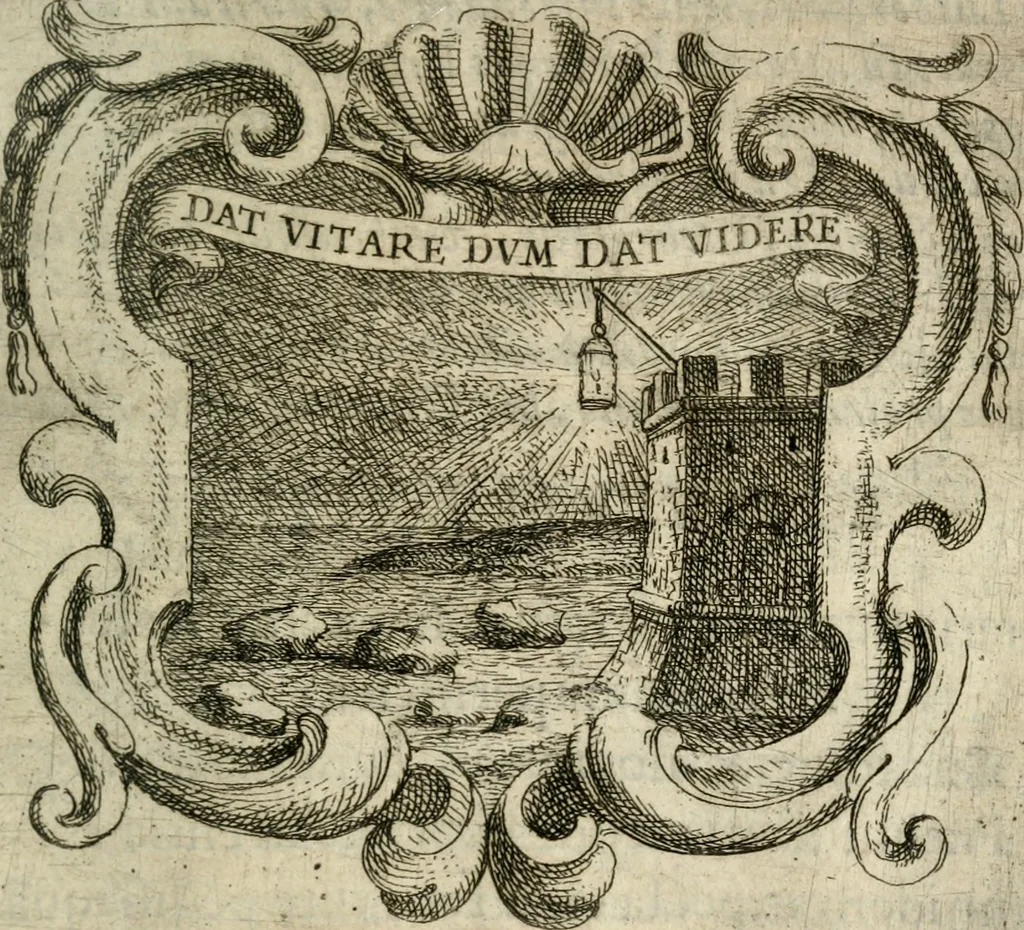 An illustration from Ignatius : insignium, epigrammatum et elogiorum centuriis expressus, 1655, leaf 206