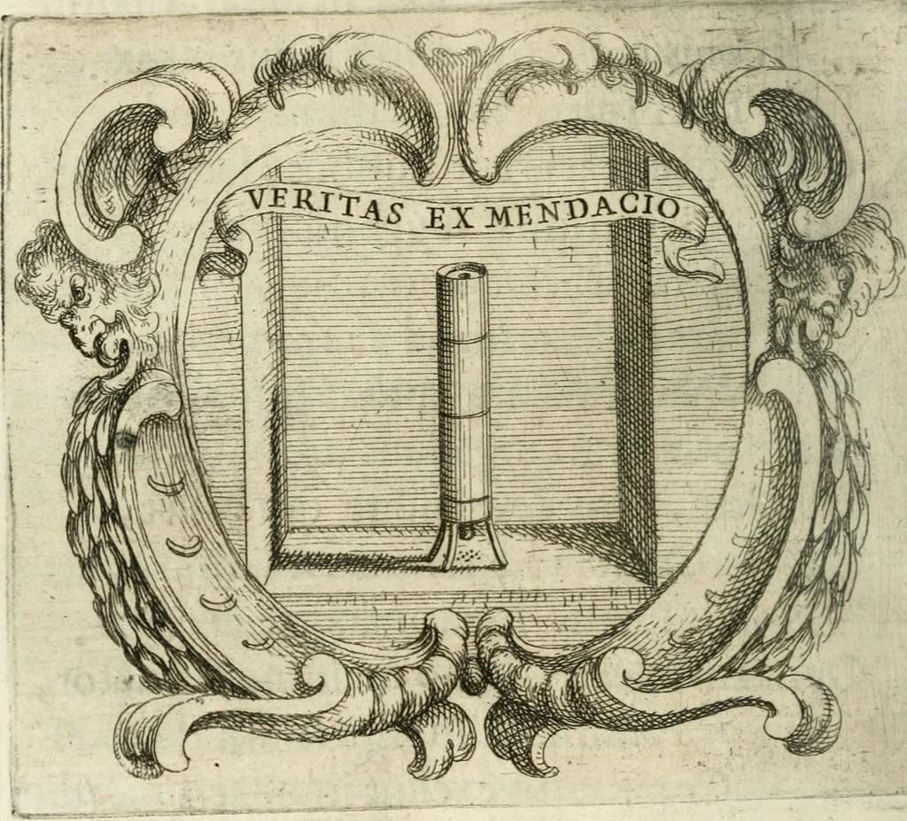 An illustration from Ignatius : insignium, epigrammatum et elogiorum centuriis expressus, 1655, leaf 209