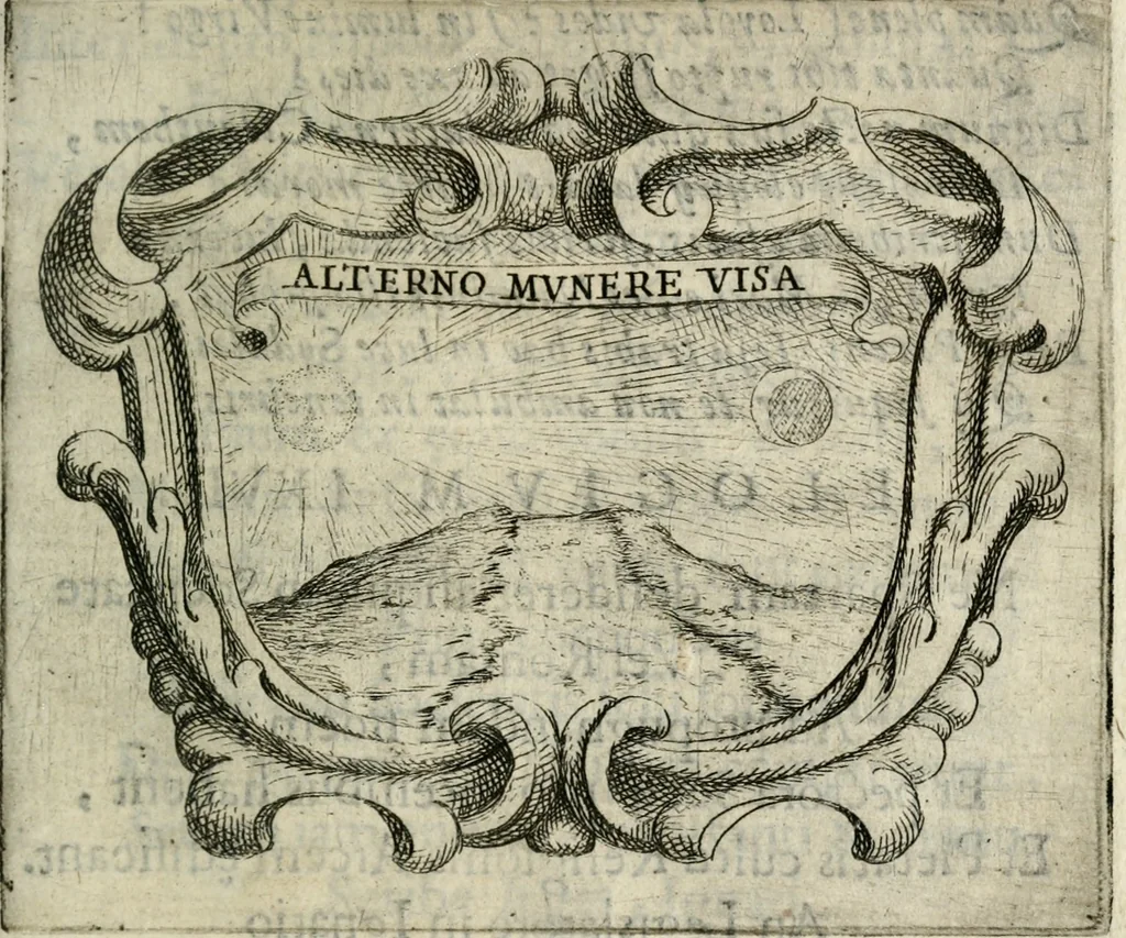 An illustration from Ignatius : insignium, epigrammatum et elogiorum centuriis expressus, 1655, leaf 218