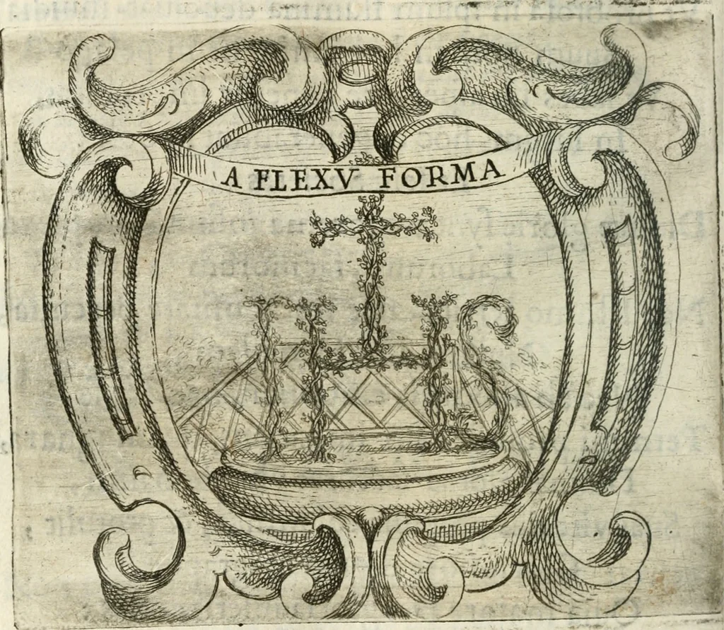 An illustration from Ignatius : insignium, epigrammatum et elogiorum centuriis expressus, 1655, leaf 227