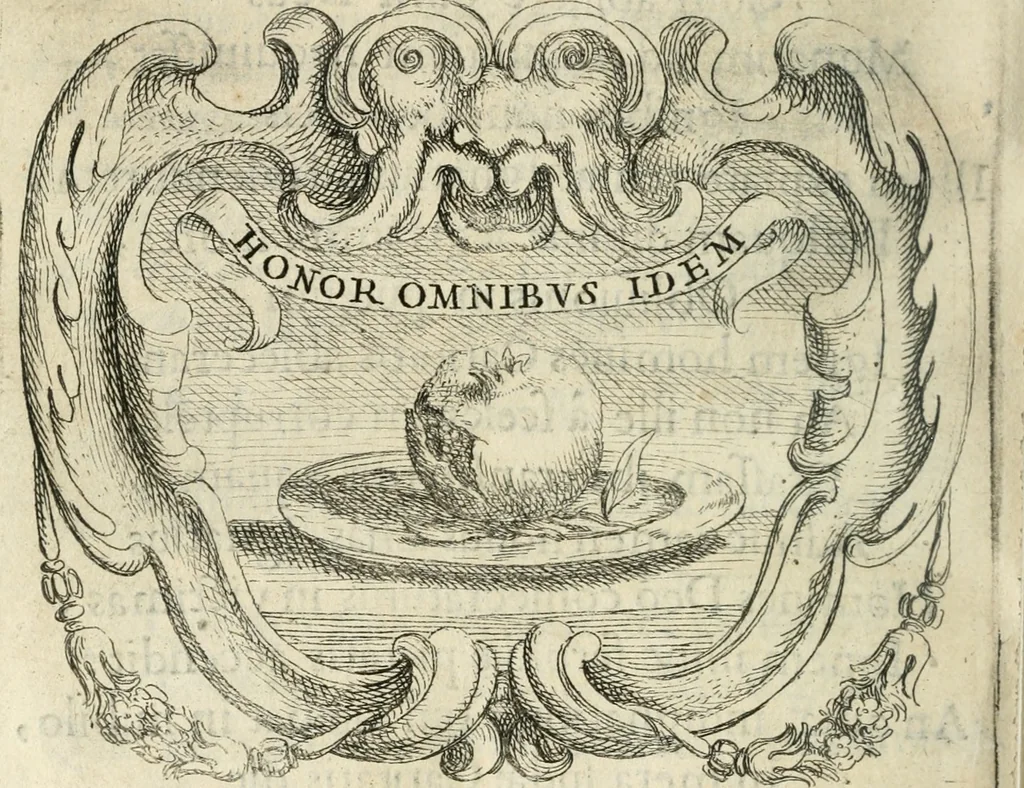 An illustration from Ignatius : insignium, epigrammatum et elogiorum centuriis expressus, 1655, leaf 245