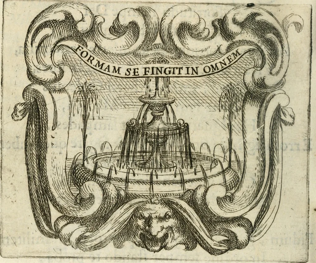 An illustration from Ignatius : insignium, epigrammatum et elogiorum centuriis expressus, 1655, leaf 251