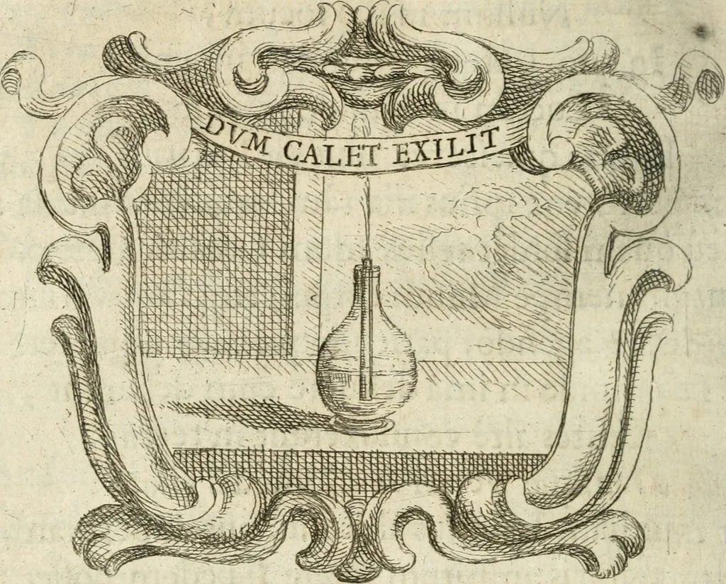 An illustration from Ignatius : insignium, epigrammatum et elogiorum centuriis expressus, 1655, leaf 263