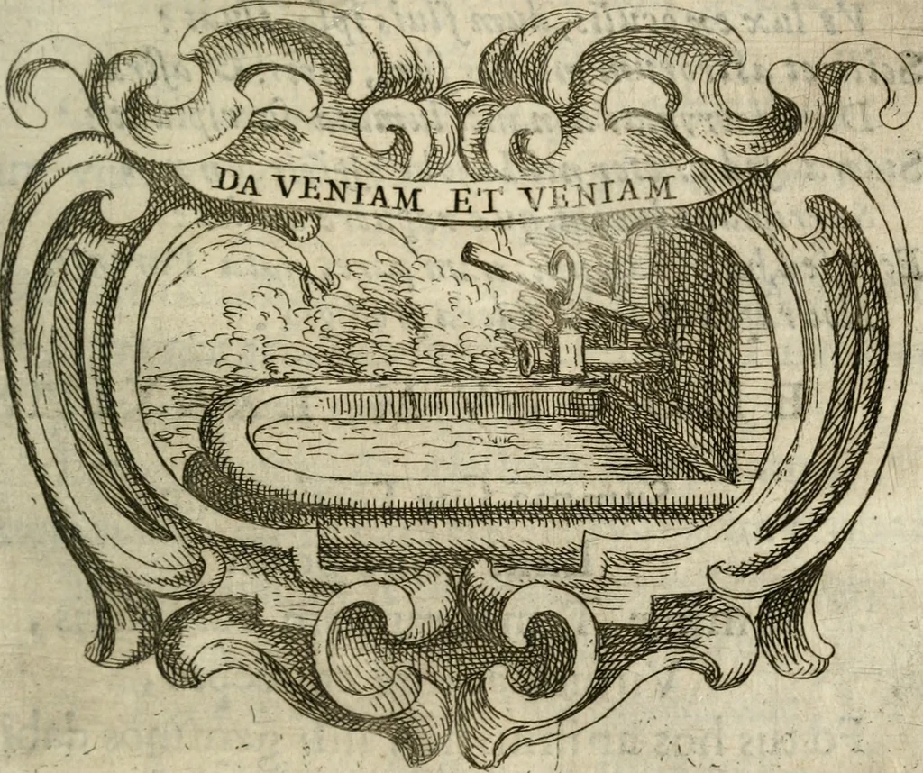 An illustration from Ignatius : insignium, epigrammatum et elogiorum centuriis expressus, 1655, leaf 266