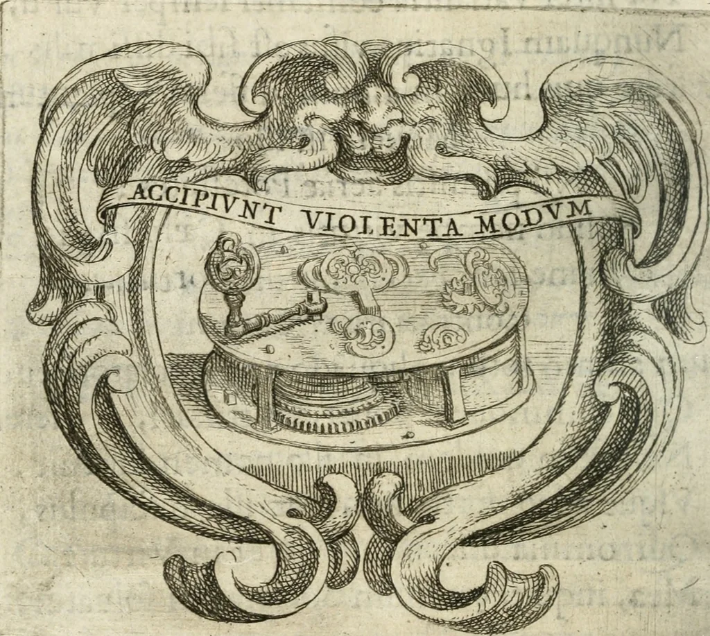An illustration from Ignatius : insignium, epigrammatum et elogiorum centuriis expressus, 1655, leaf 287
