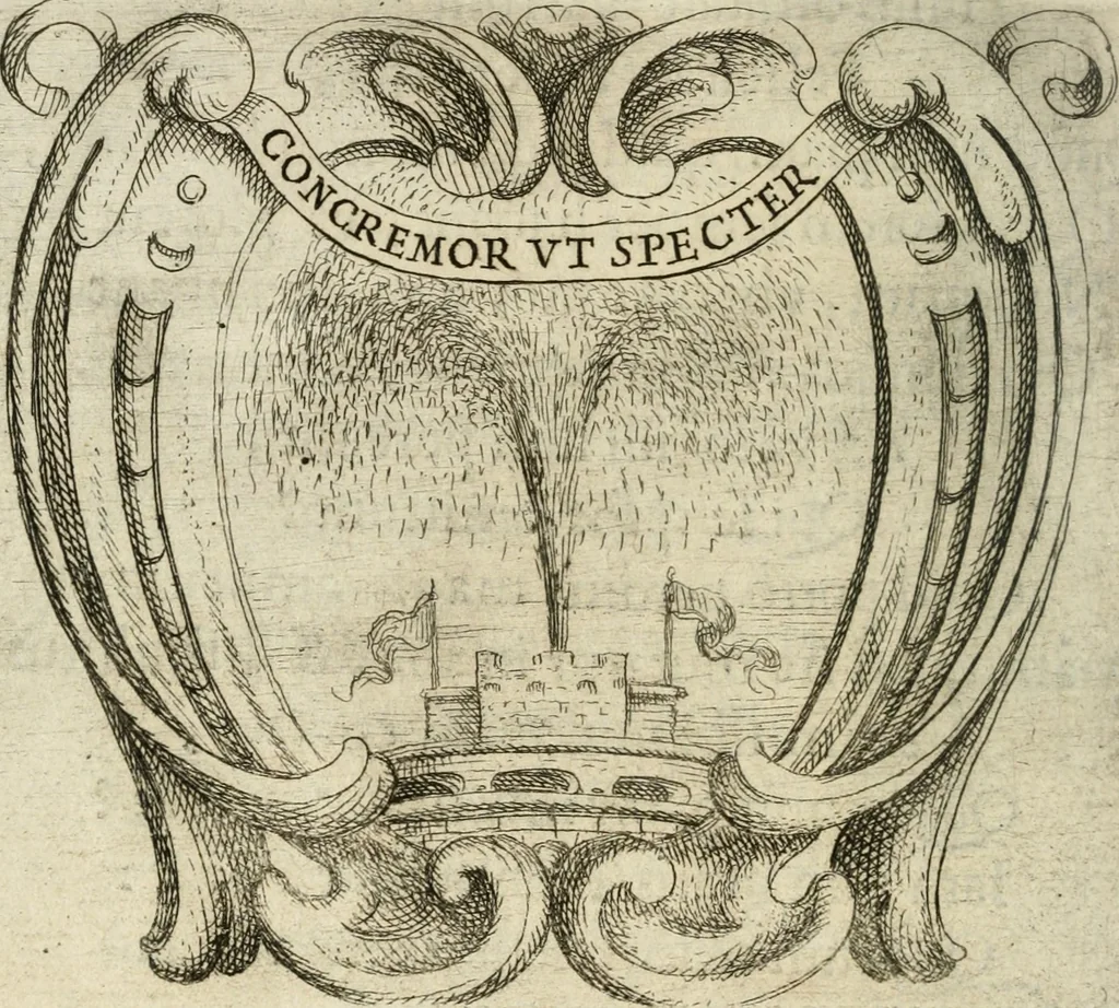 An illustration from Ignatius : insignium, epigrammatum et elogiorum centuriis expressus, 1655, leaf 29