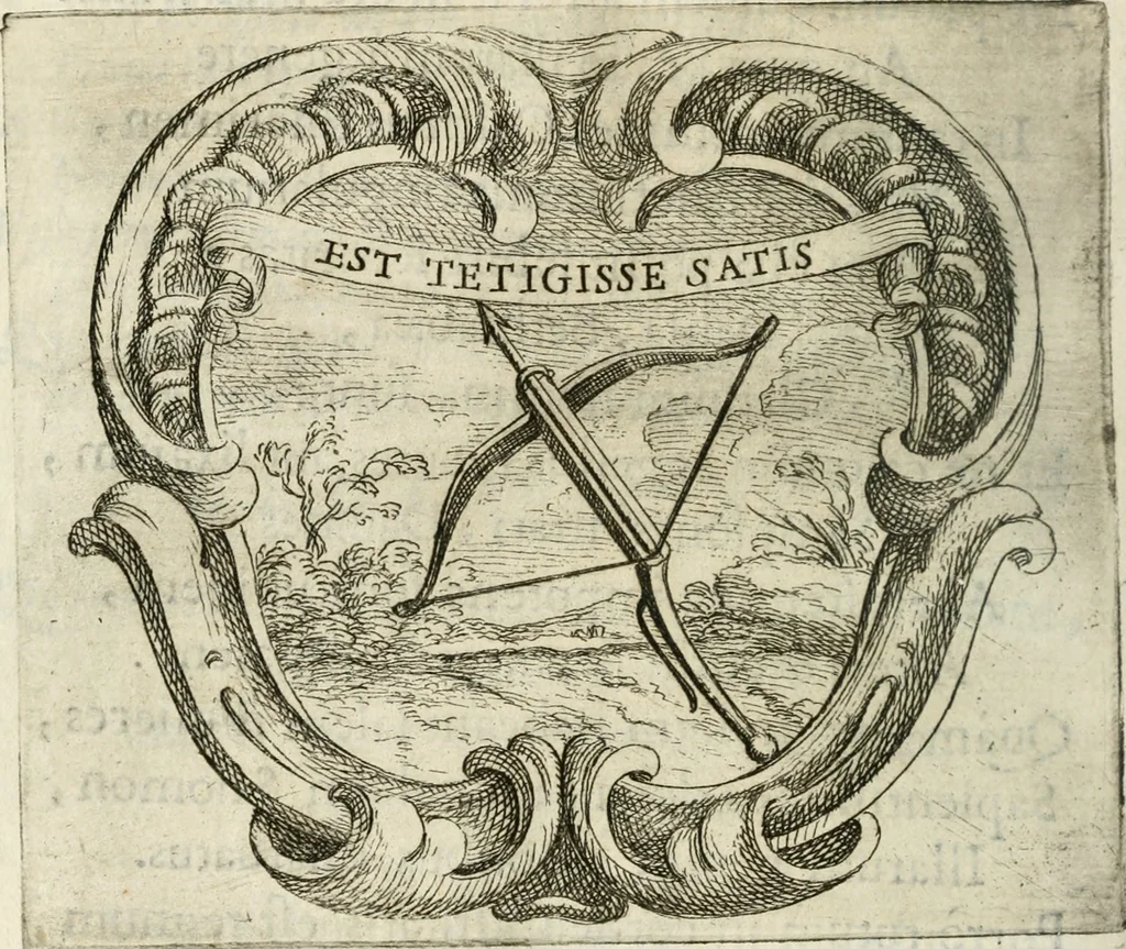 An illustration from Ignatius : insignium, epigrammatum et elogiorum centuriis expressus, 1655, leaf 299