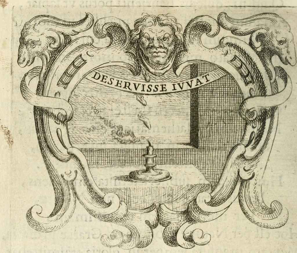 An illustration from Ignatius : insignium, epigrammatum et elogiorum centuriis expressus, 1655, leaf 311
