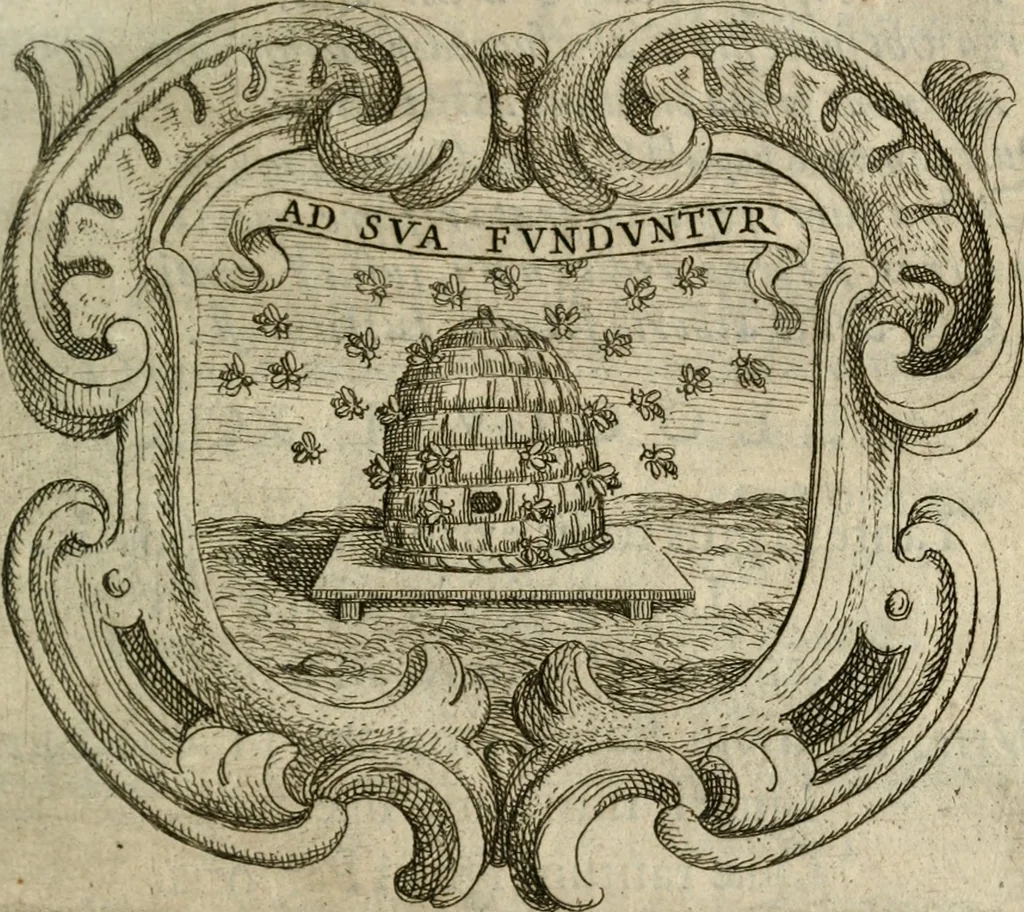 An illustration from Ignatius : insignium, epigrammatum et elogiorum centuriis expressus, 1655, leaf 314