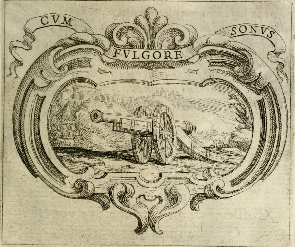 An illustration from Ignatius : insignium, epigrammatum et elogiorum centuriis expressus, 1655, leaf 32