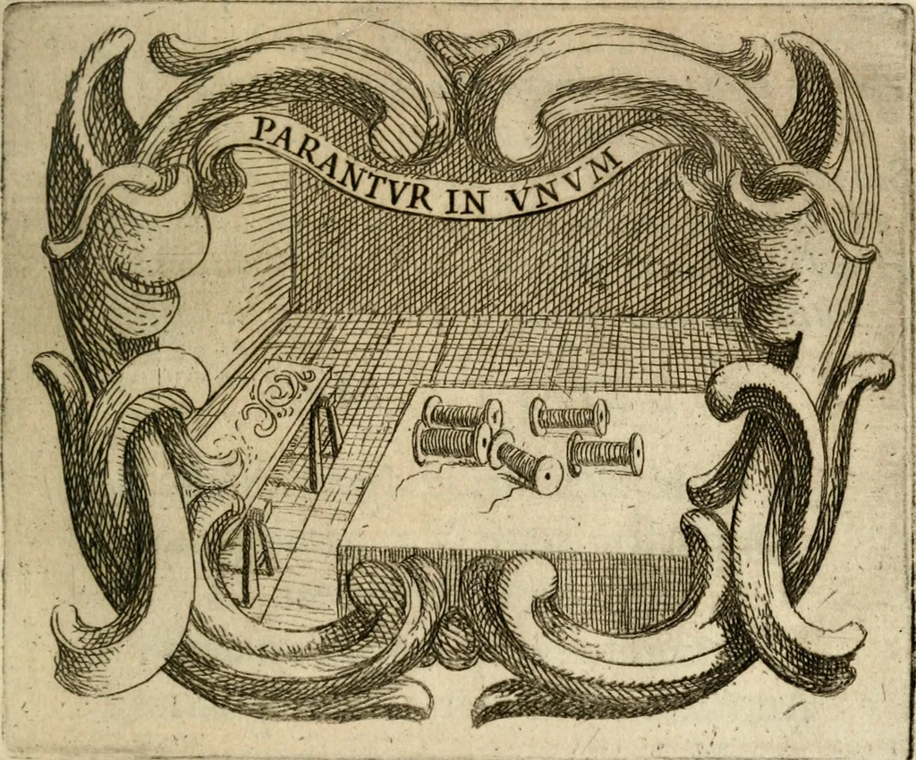 An illustration from Ignatius : insignium, epigrammatum et elogiorum centuriis expressus, 1655, leaf 44