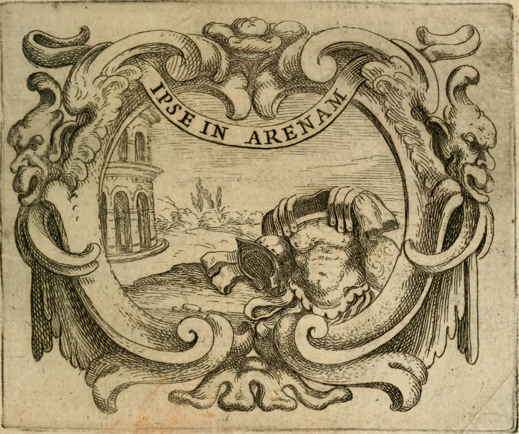 An illustration from Ignatius : insignium, epigrammatum et elogiorum centuriis expressus, 1655, leaf 50