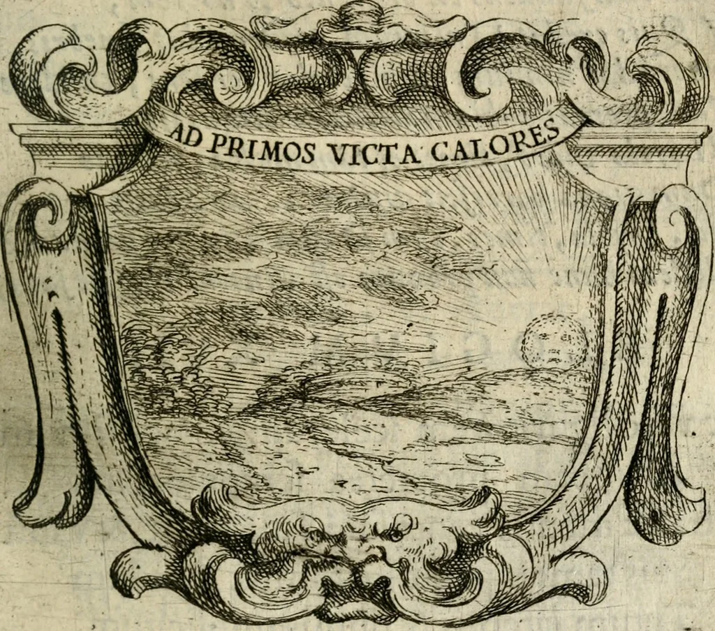 An illustration from Ignatius : insignium, epigrammatum et elogiorum centuriis expressus, 1655, leaf 68