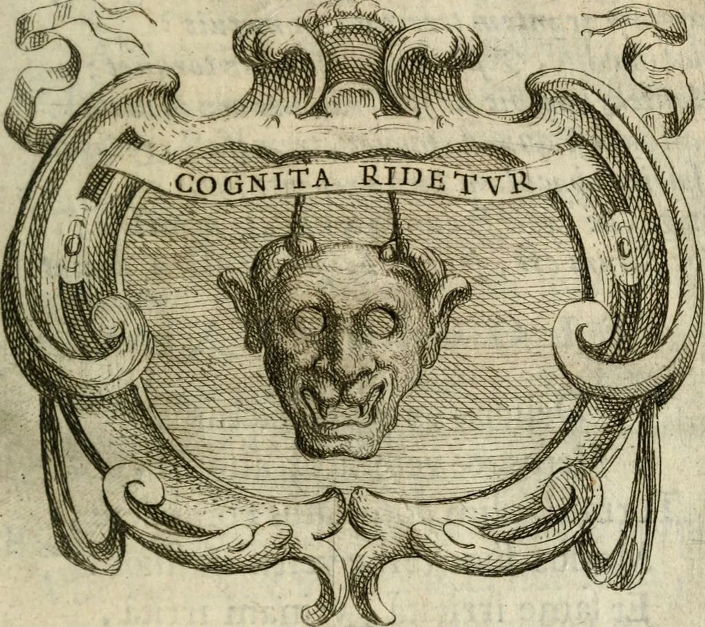 An illustration from Ignatius : insignium, epigrammatum et elogiorum centuriis expressus, 1655, leaf 74