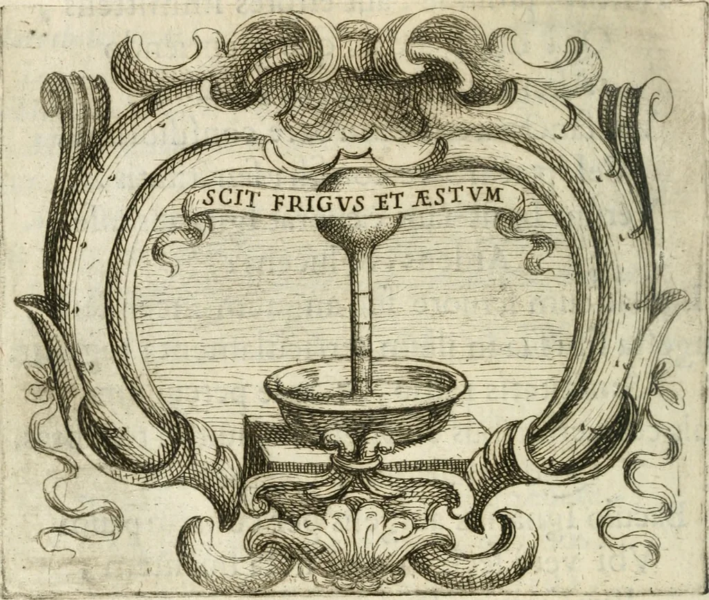 An illustration from Ignatius : insignium, epigrammatum et elogiorum centuriis expressus, 1655, leaf 77