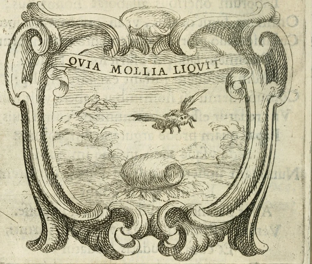 An illustration from Ignatius : insignium, epigrammatum et elogiorum centuriis expressus, 1655, leaf 95