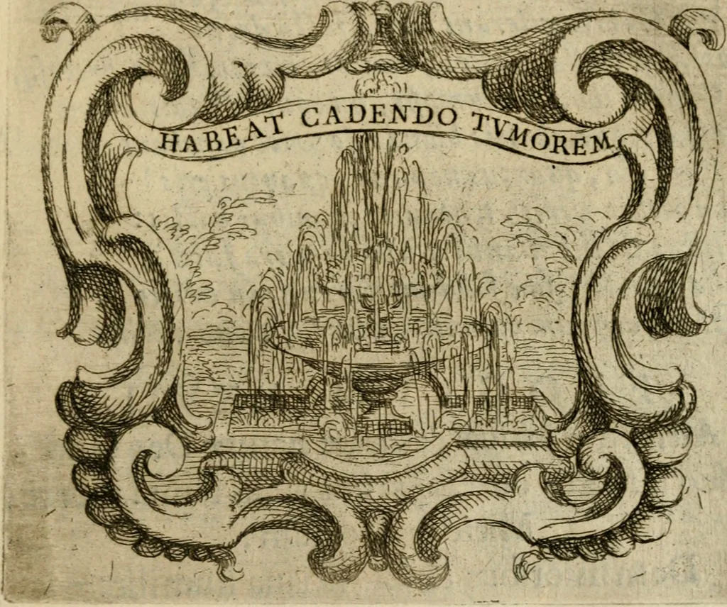 An illustration from Ignatius insignium : epigrammatum et elogiorum centuriis expressus, 1655, leaf 100